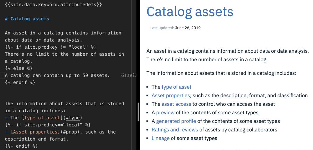 conditionally-coded content styled for local audiences